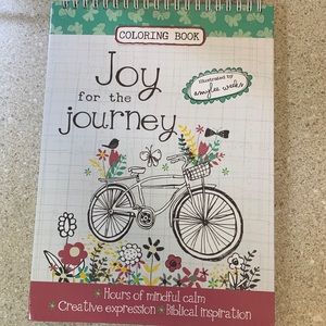 New! Joy in the journey adult coloring book hardback